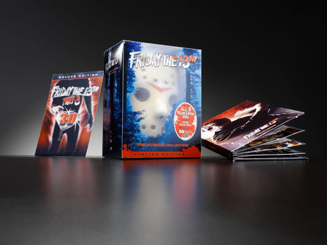 Friday the 13th DVD collection custom packaging design