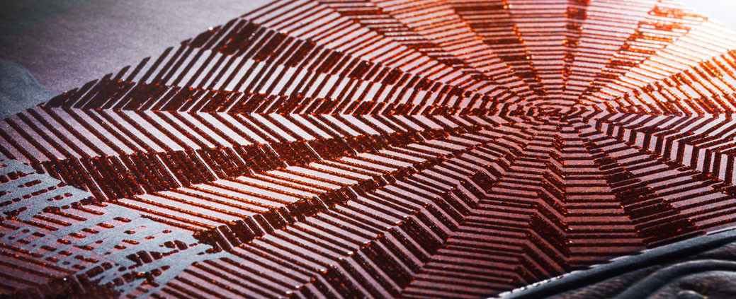 UV raised coatings for product packaging design