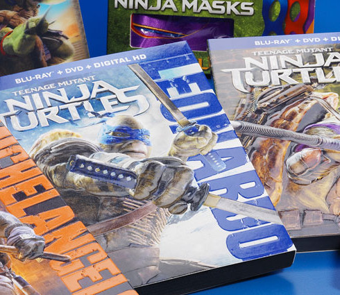 Ninja turtles DVD box design