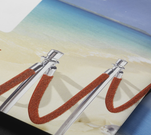 beach direct mail piece design
