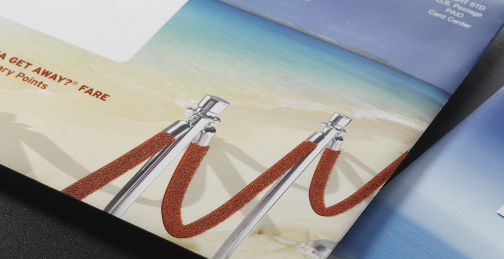 beach direct mail piece design