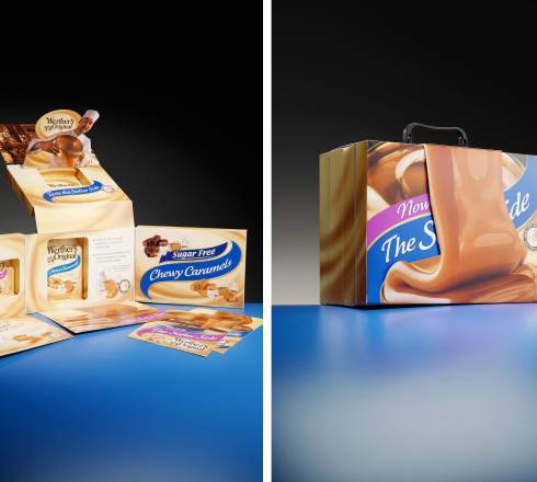 An interactive folding carton packaging