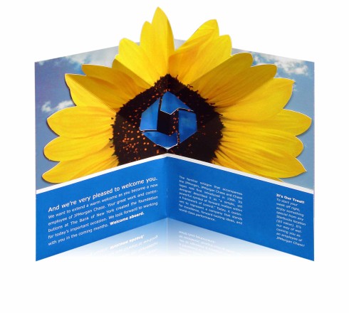 pop-up interactive direct mail printing