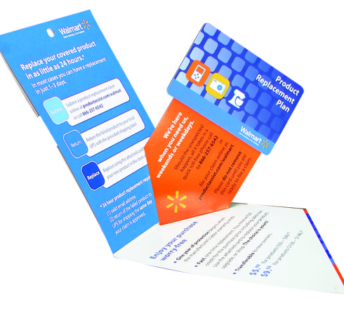 pop-up impact gift card printing