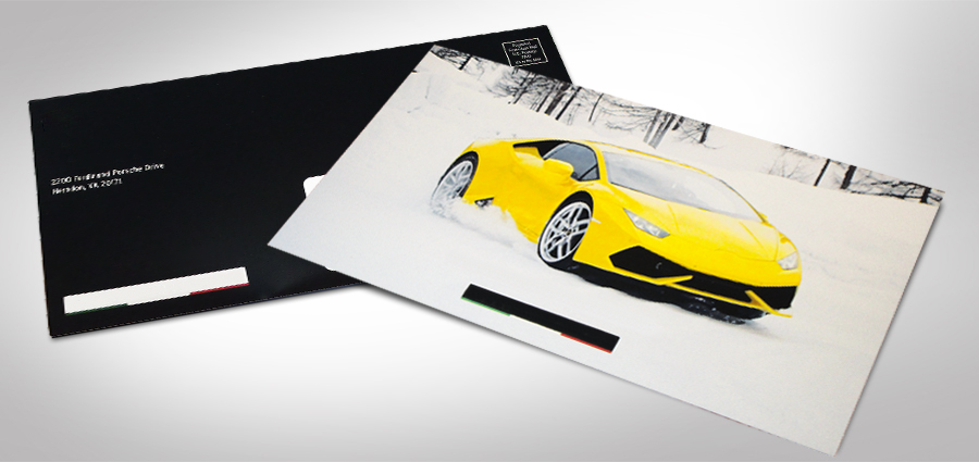 High End Car Manufacturer Direct Mail Sampling