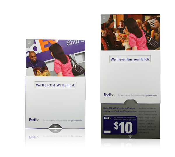 FedEx Lunch on Us Morphing Direct Mail