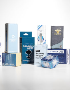 Cannabis Packaging Folding Carton Samples