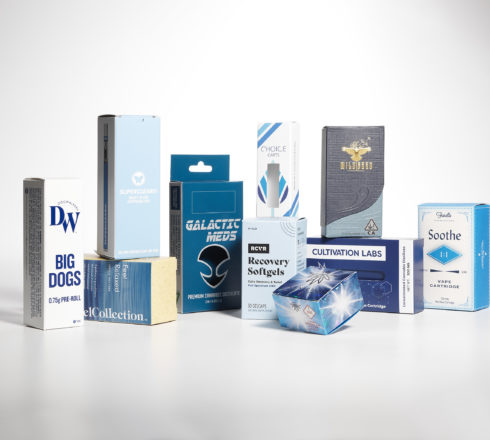 Cannabis Packaging Folding Carton Samples